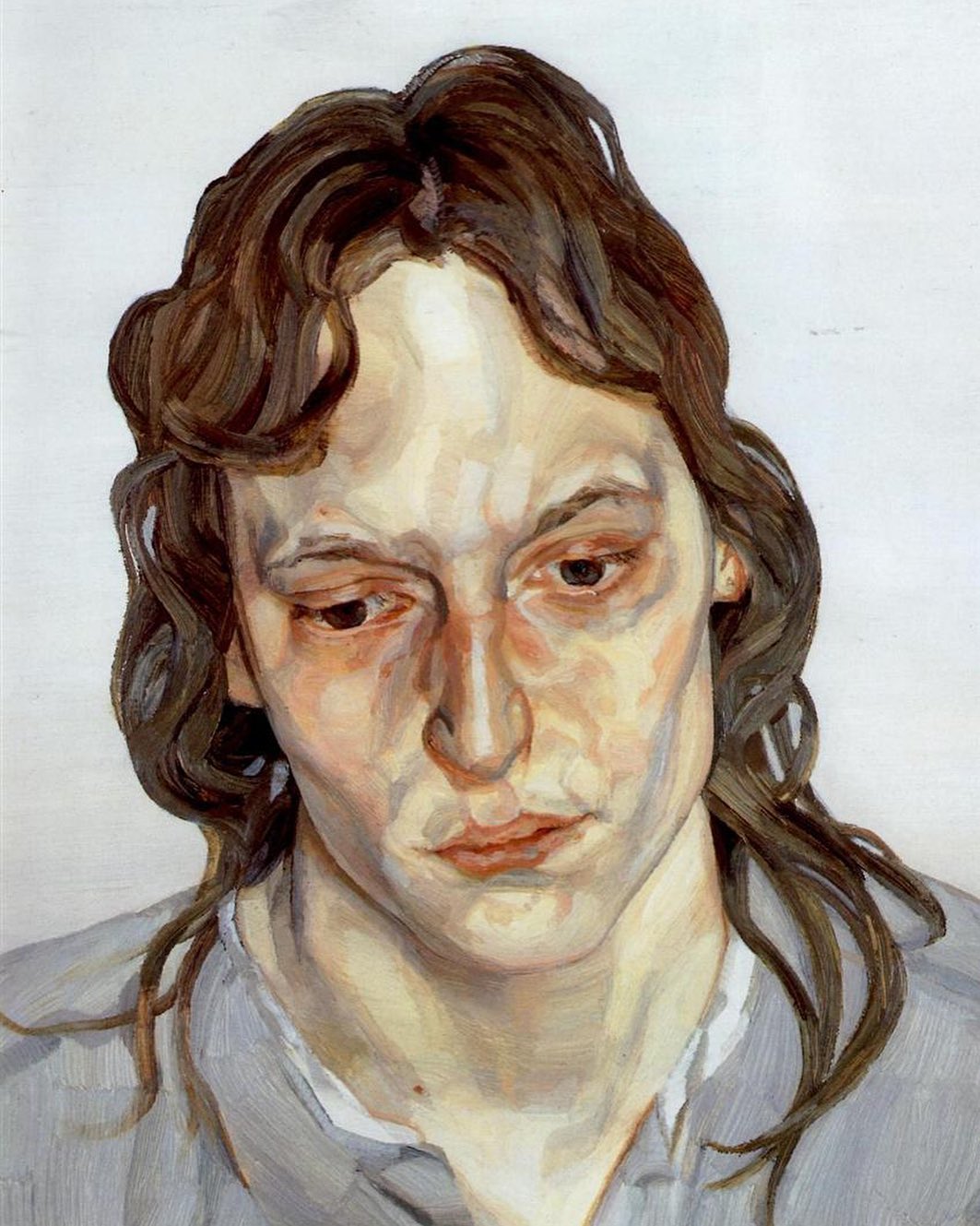 "Head Of A Girl" by Lucian Freud