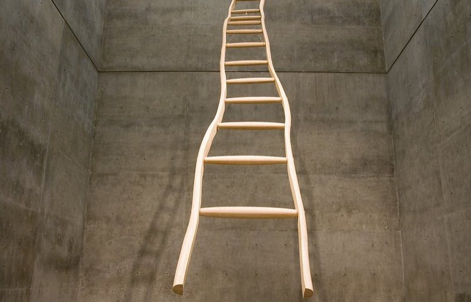 "Ladder for Booker T. Washington" by Martin Puryear