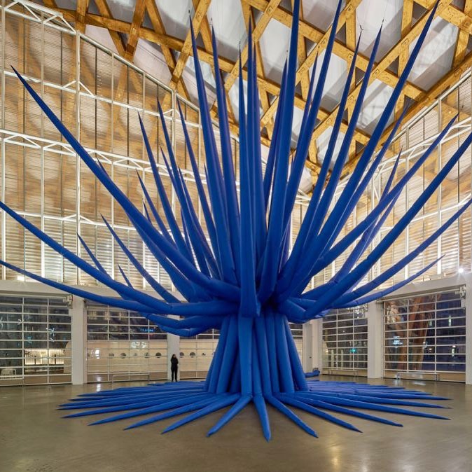 "Blue Star Linz" by Otto Piene