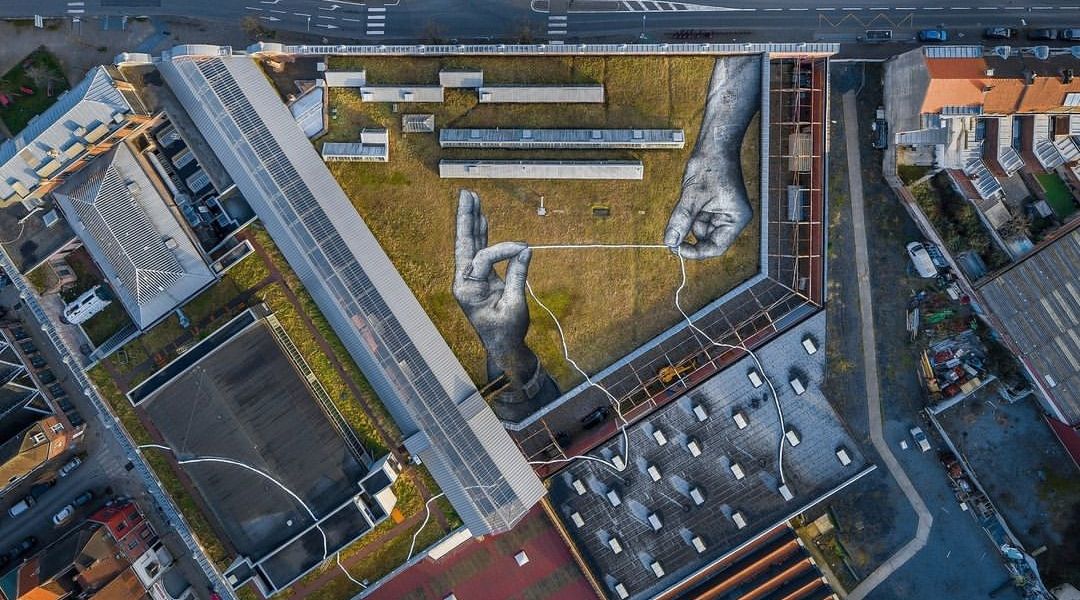 Saype @ Roubaix, France