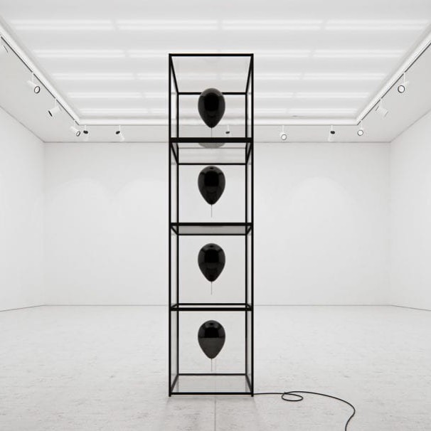"Black Balloons" by Tadao Cern
