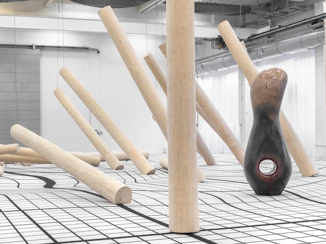 "I Have Grown Taller from Standing with Trees" by Claudia Comte