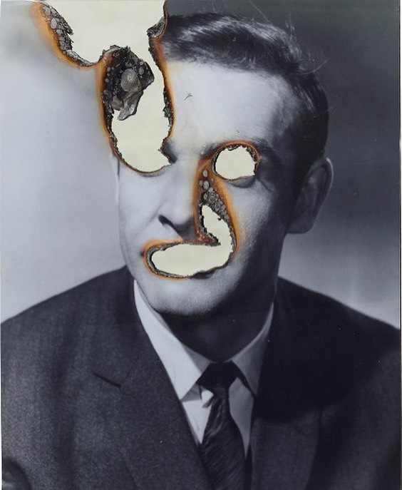 "Self-Portrait of You + Me (Sean Connery)" by Douglas Gordon