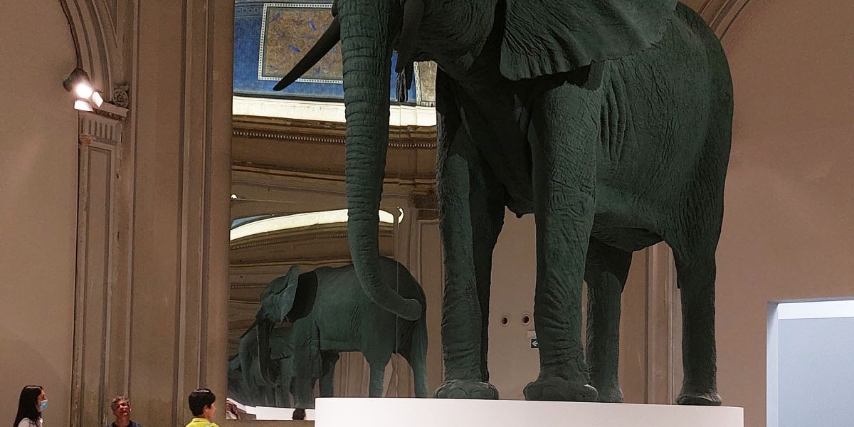 Venice Art Biennale 2022 - "Elephant" by Katharina Fritsch