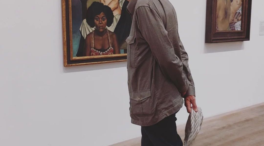 "Agosta, the Pigeon-Chested Man, and Rasha, the Black Dove" by Christian Schad