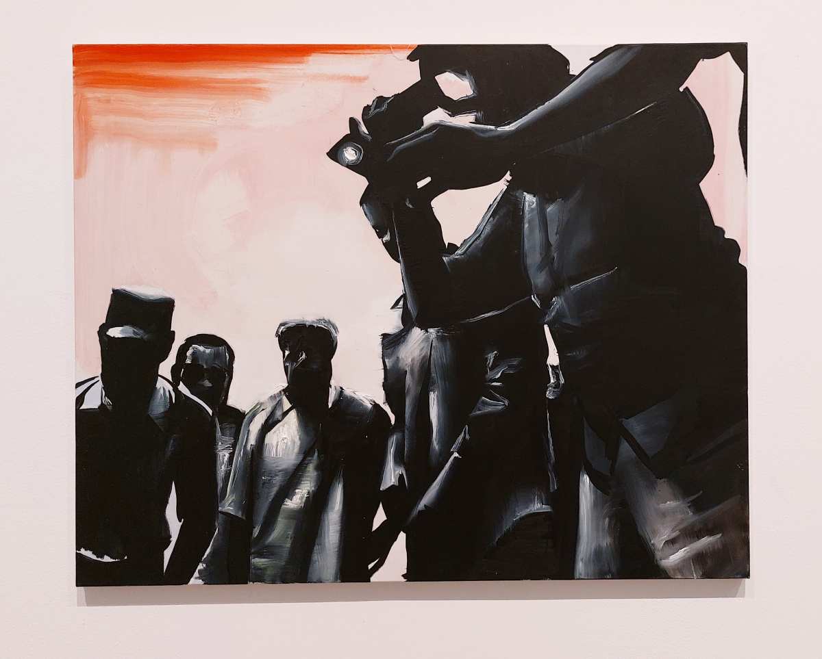 "Gaddafi 2" (2011) by Wilhelm Sasnal
