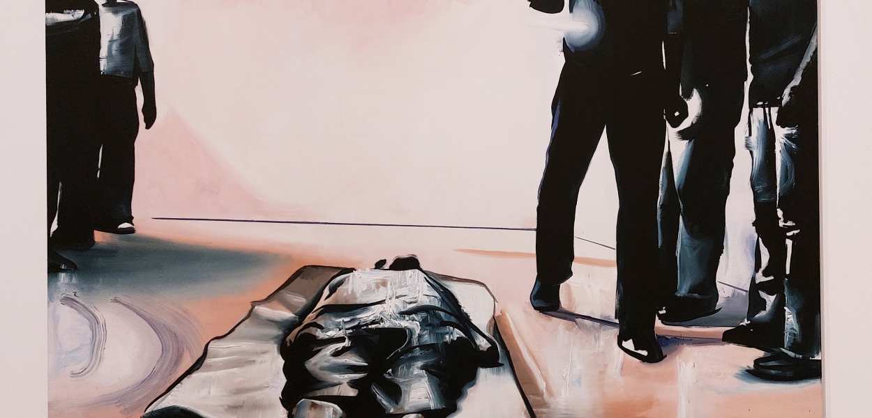 "Gaddafi 3" (2011) by Wilhelm Sasnal