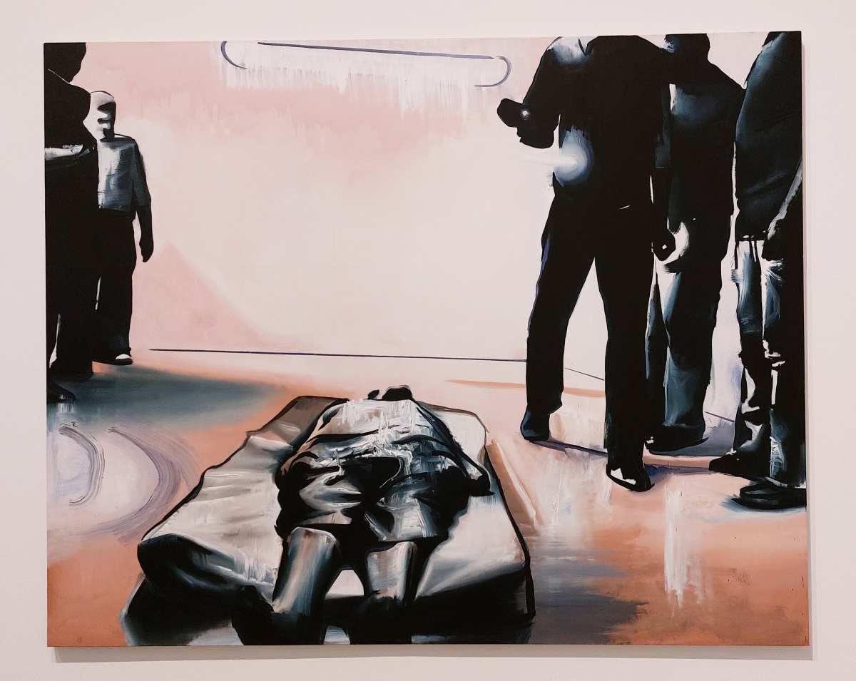 "Gaddafi 3" (2011) by Wilhelm Sasnal