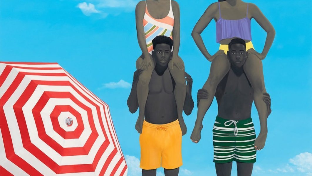 "Precious jewels by the sea" by Amy Sherald