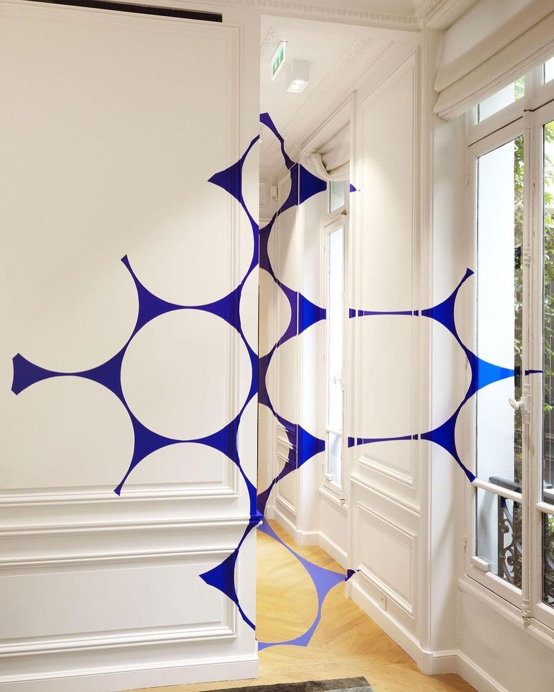 "Carré évidé" by Felice Varini