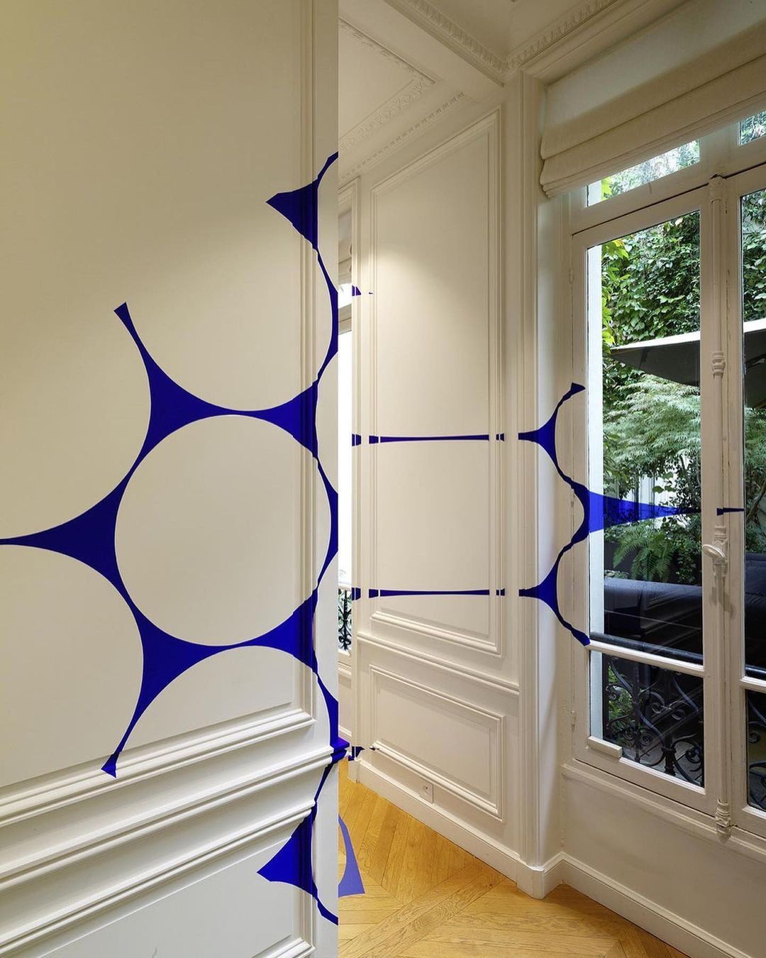 "Carré évidé" by Felice Varini