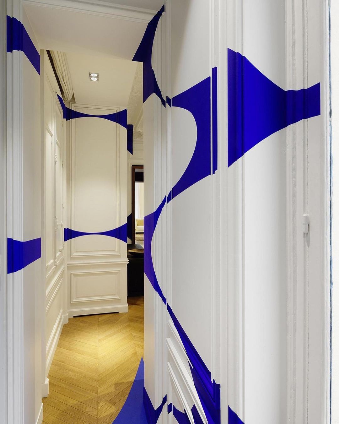 "Carré évidé" by Felice Varini