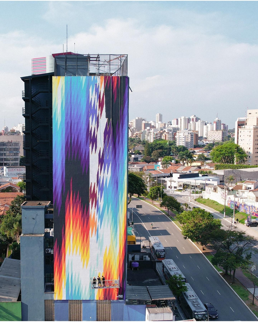 Felipe Pantone @ Sao Paulo, Brazil
