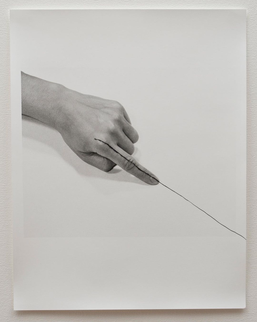 "Untitled (line)" by Liliana Porter