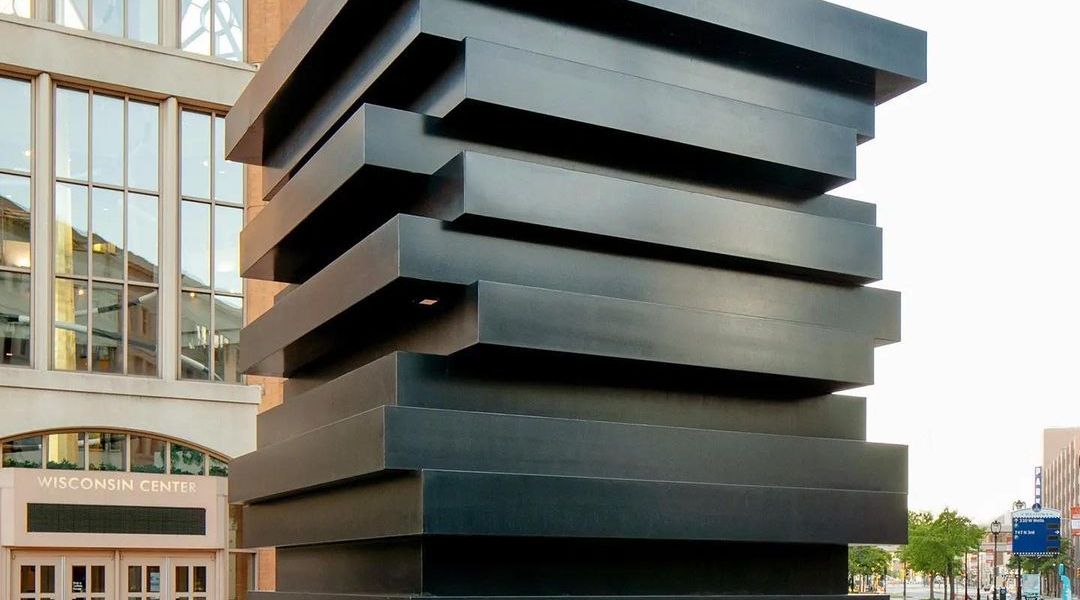 "Black Stacked Frames" by Sean Scully