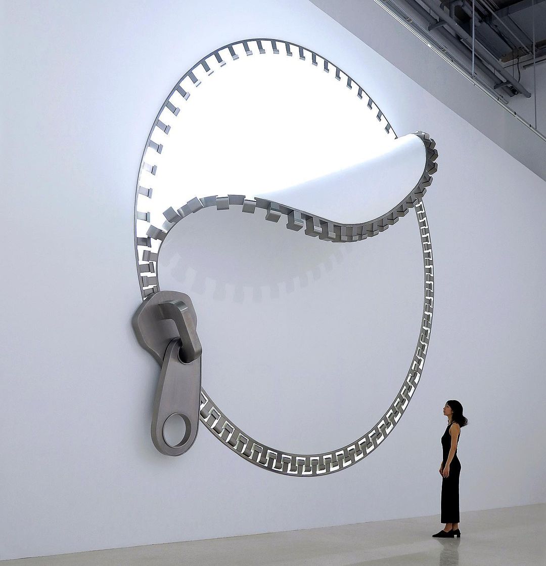 "See you later, alligator" by Alex Chinneck