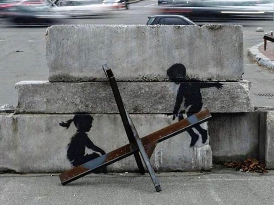 Banksy @ Borodyanka, Ukraine