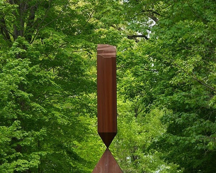 "Broken Obelisk" by Barnett Newman