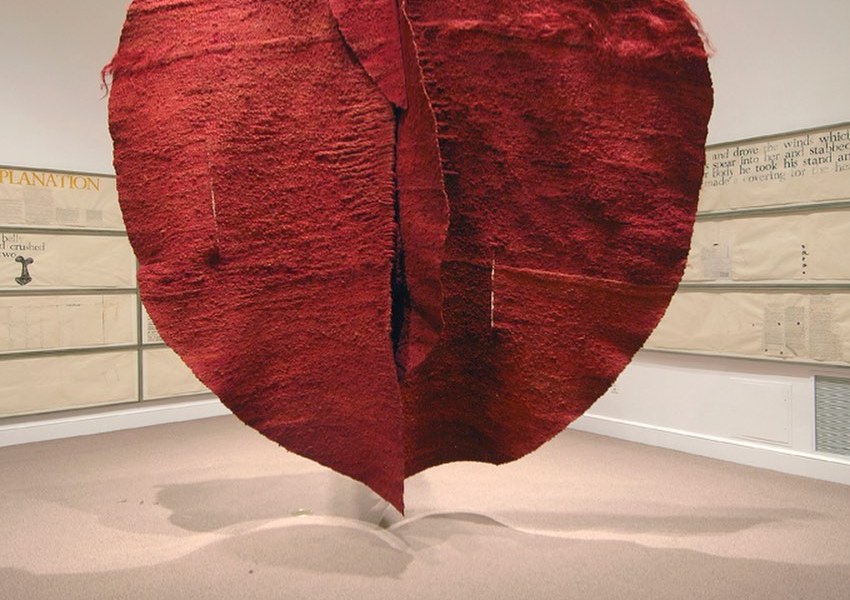 "Abakan Red" by Magdalena Abakanowicz