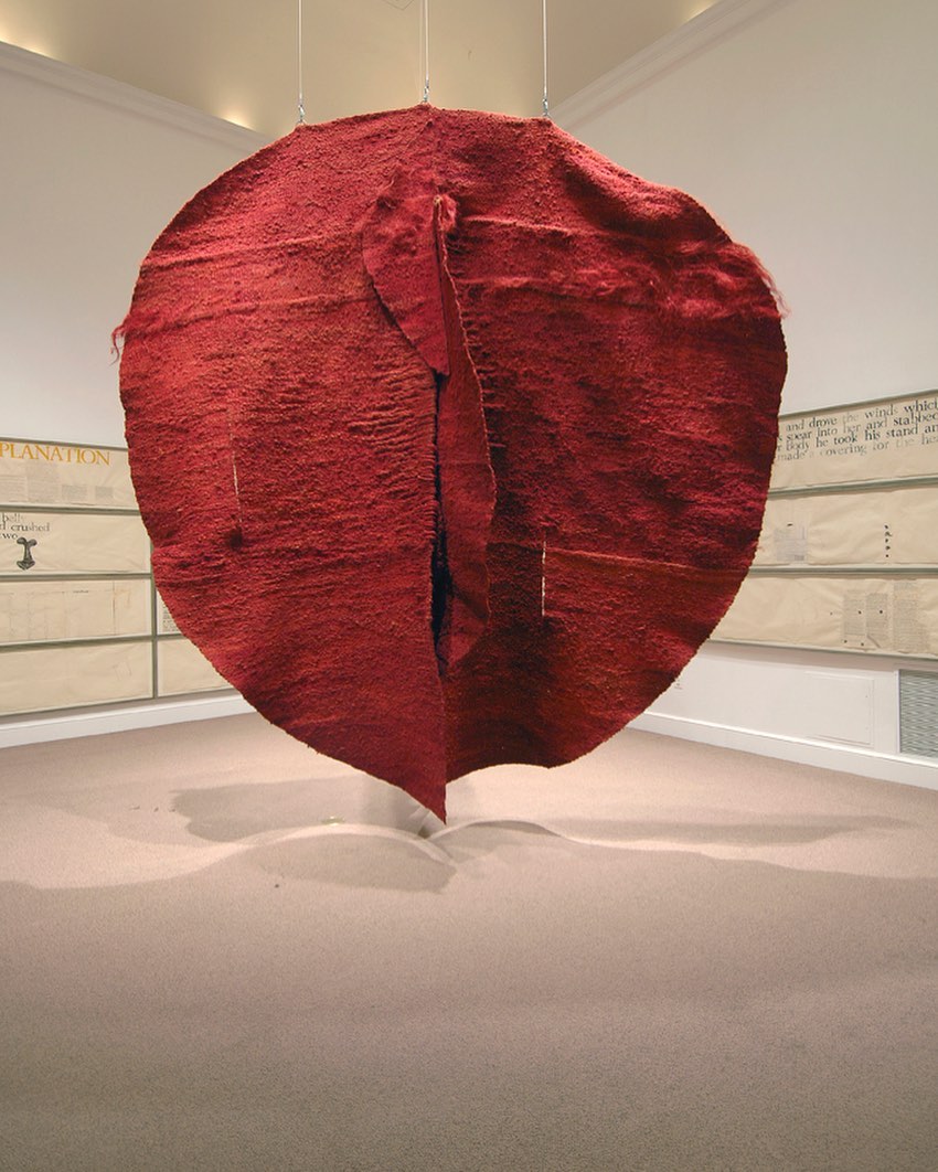 "Abakan Red" by Magdalena Abakanowicz