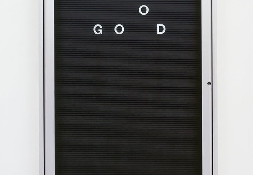 "Untitled (Go0d…)" by Bethan Huws