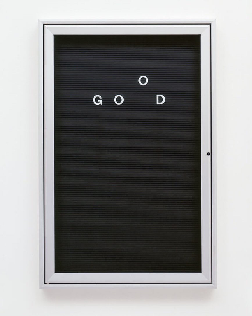 "Untitled (Go0d…)" by Bethan Huws