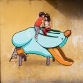 Ernest Zacharevic + Kenji Chai @ George Town, Malaysia