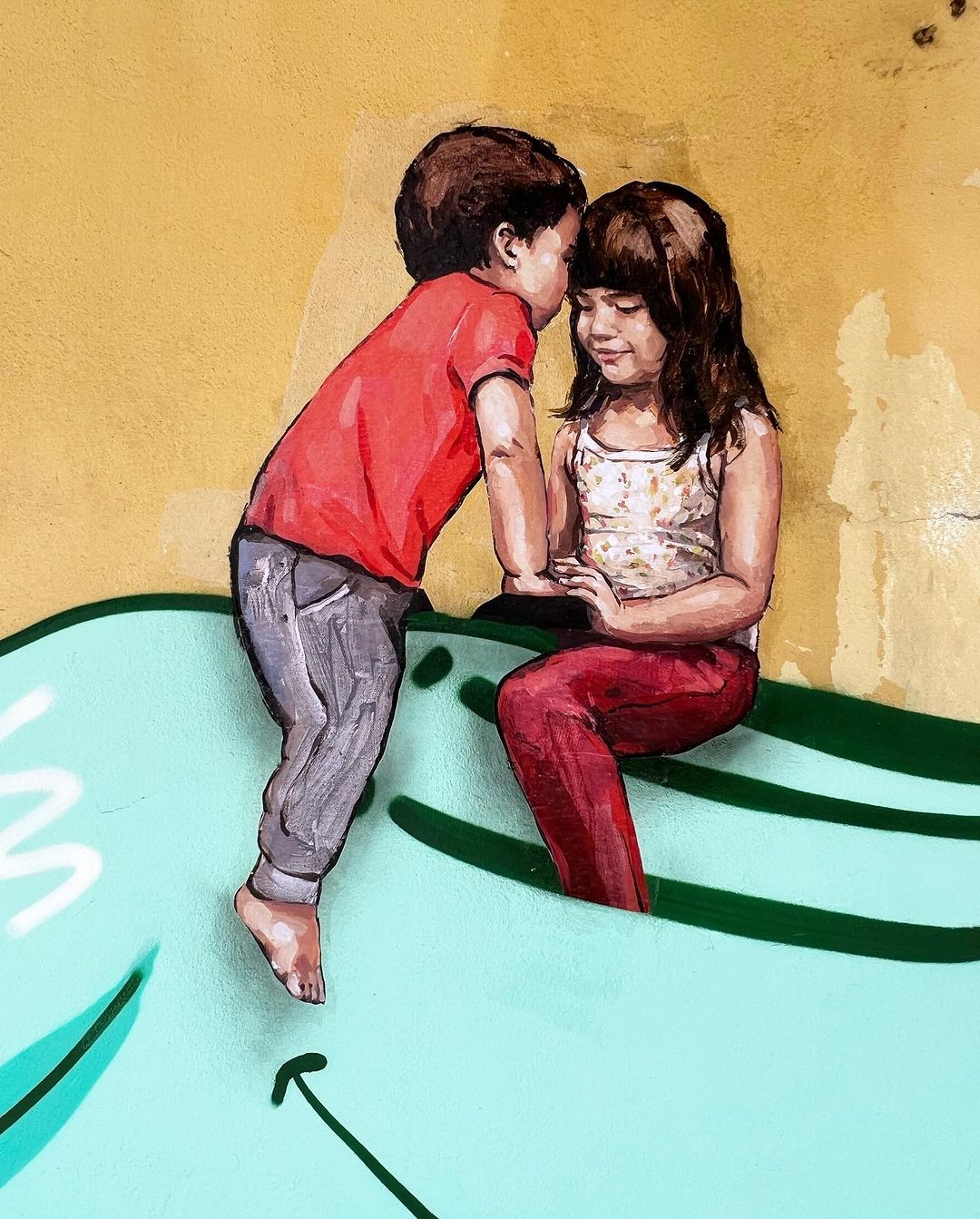 Ernest Zacharevic + Kenji Chai @ George Town, Malaysia
