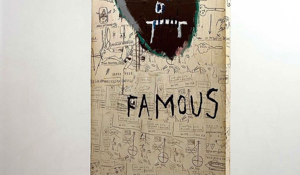 "Famous" by Jean-Michel Basquiat
