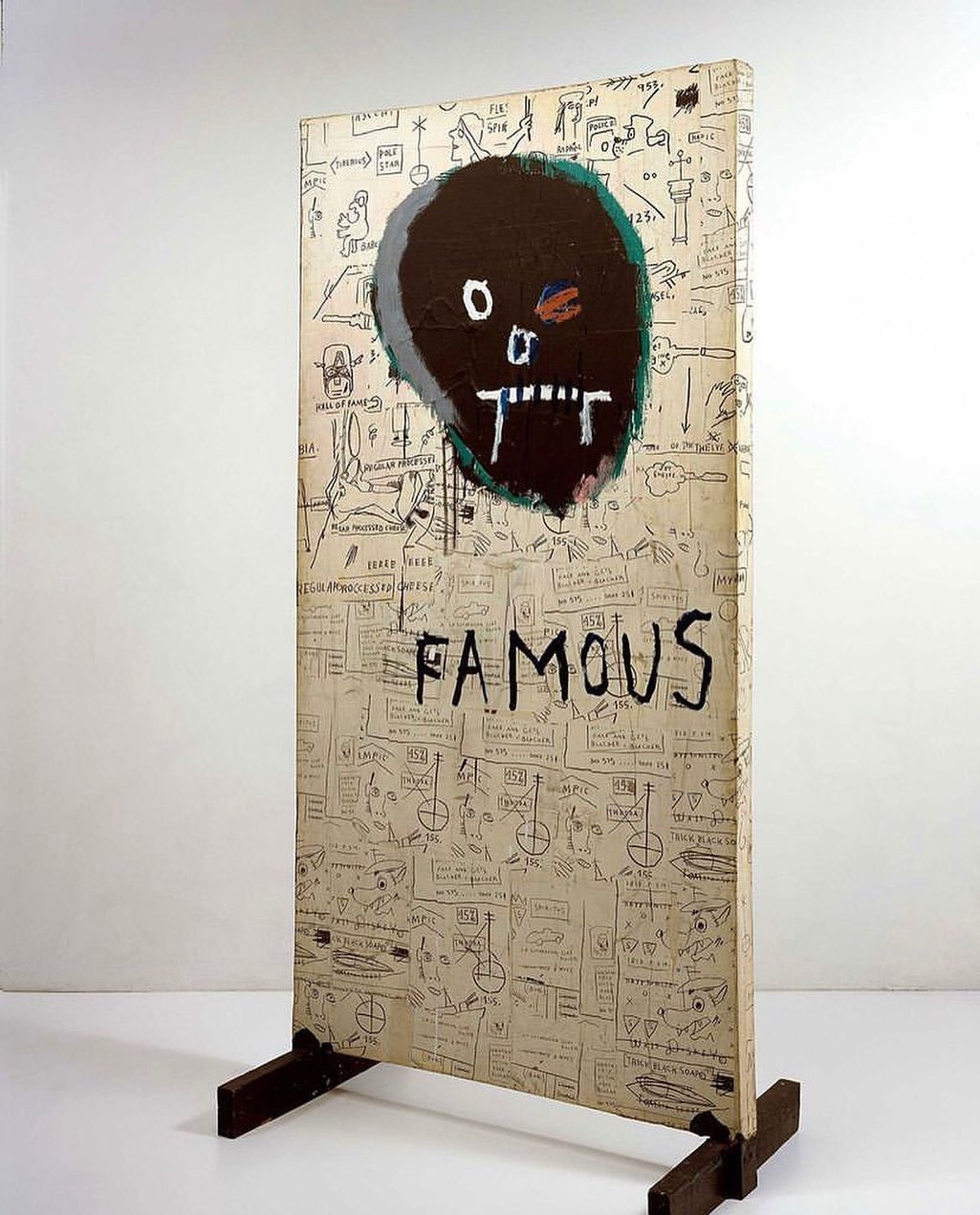 "Famous" by Jean-Michel Basquiat