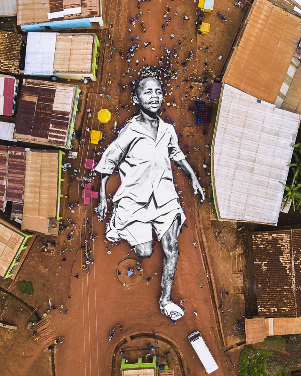 "Déplacé.e.s, Rwanda" by JR