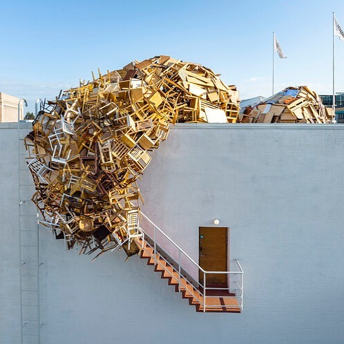 "The Nest" by Tadashi Kawamata