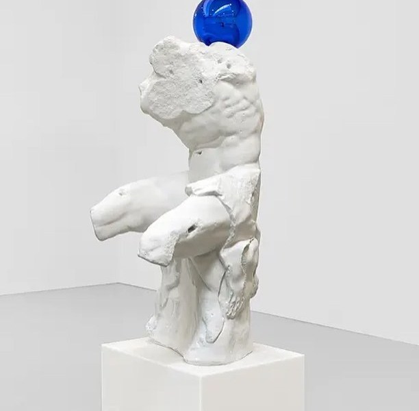 "Gazing Ball Belvedere Torso" by Jeff Koons