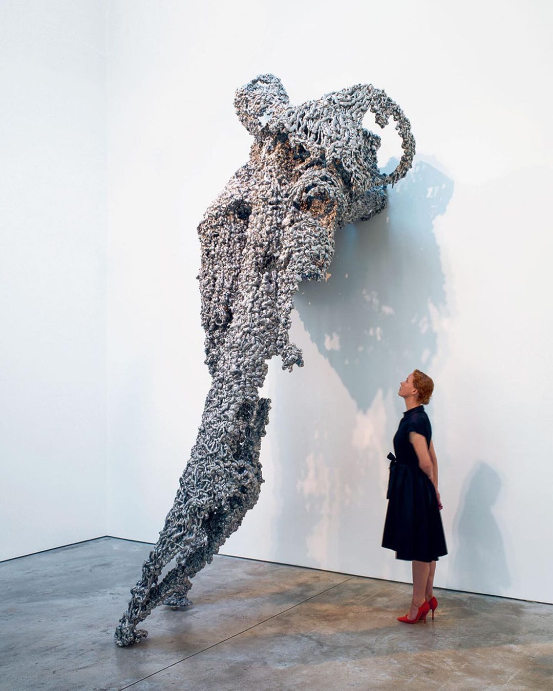 "The Fall Caught" by Lynda Benglis