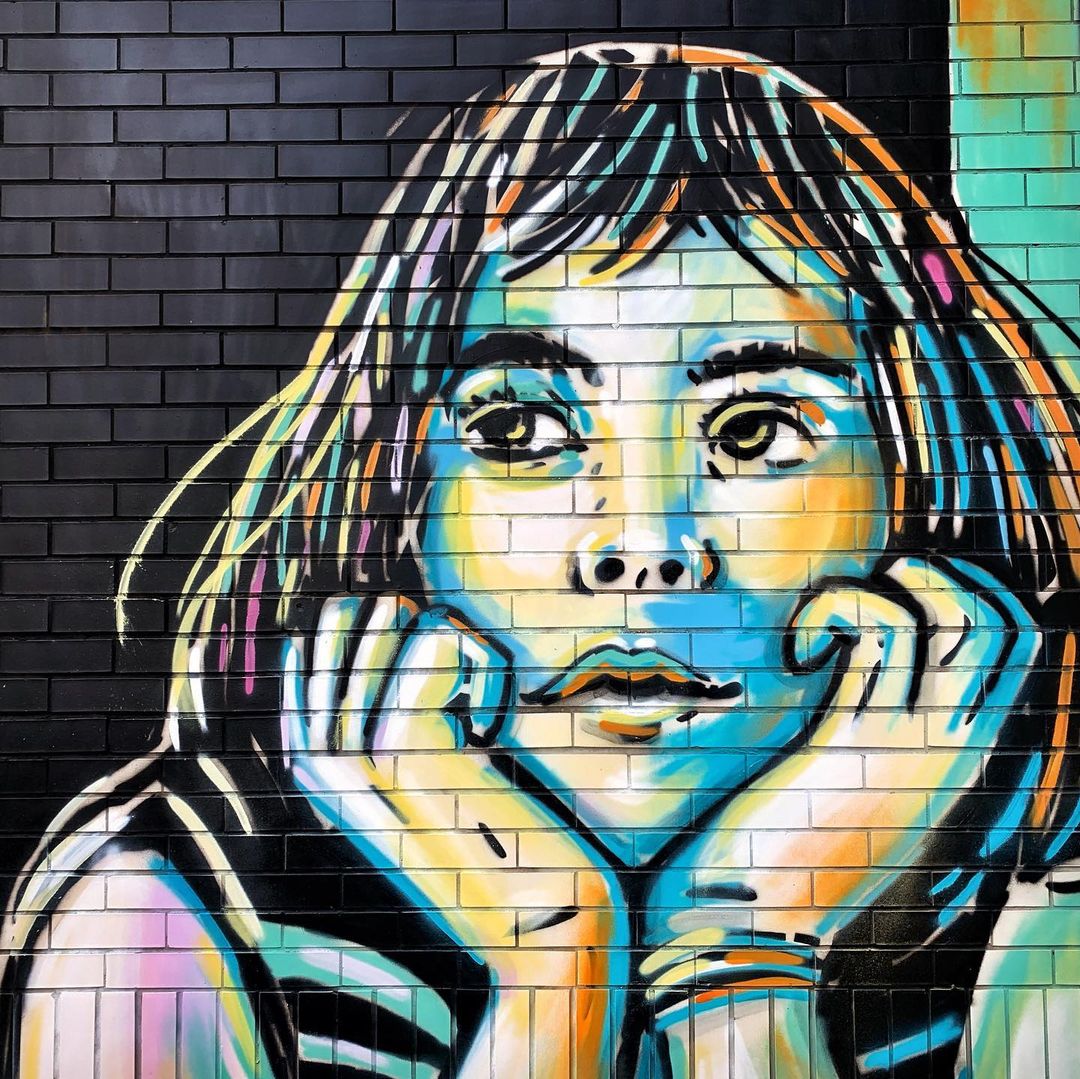 Alice Pasquini + UNO @ Belfast, Northern Ireland, UK