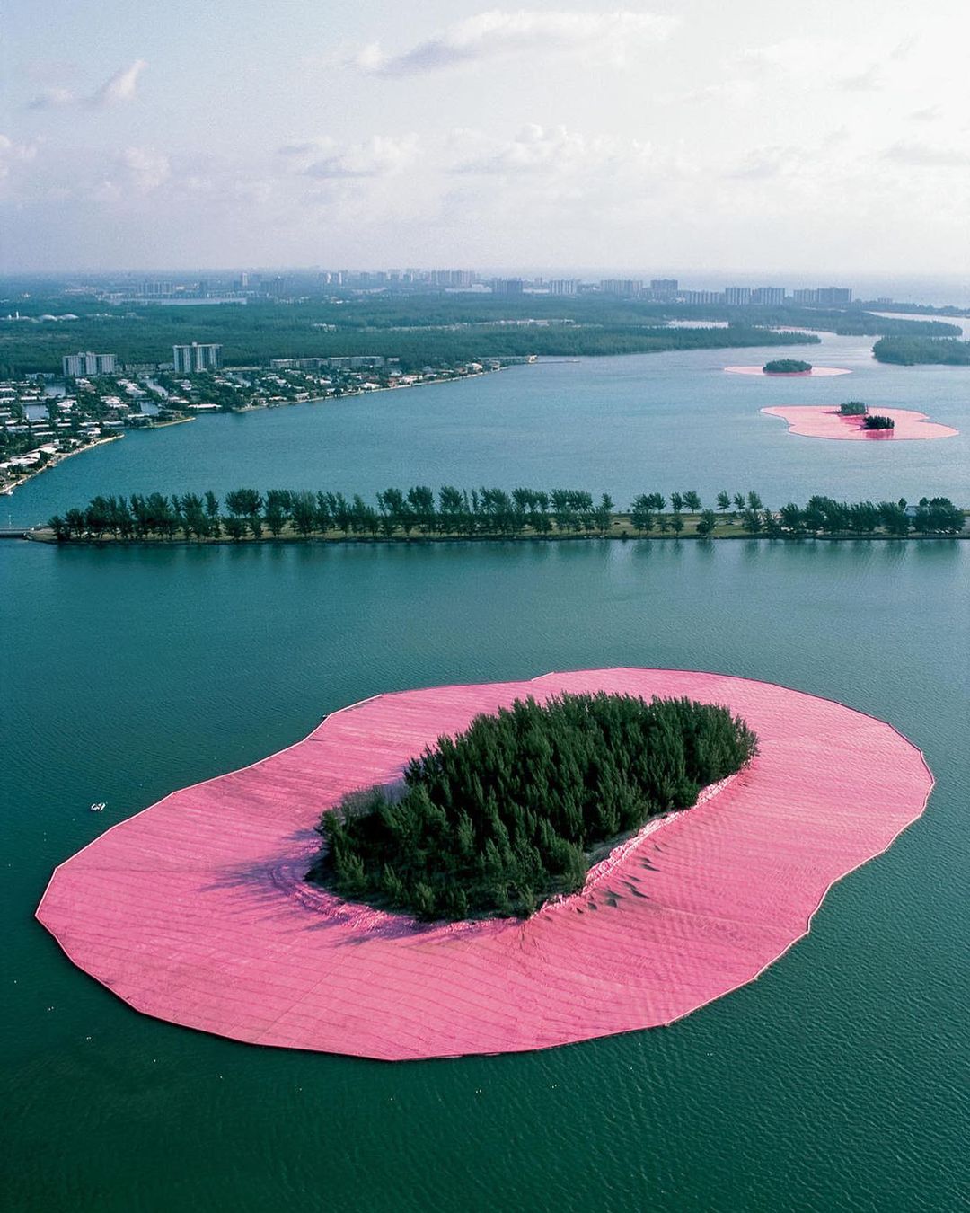 "Surrounded Islands" by Christo and Jeanne-Claude