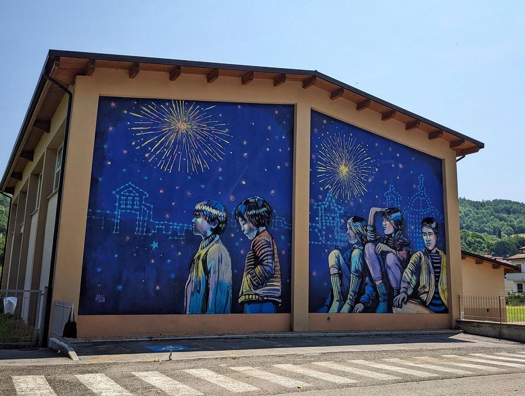 Alice Pasquini @ Pieve di Santo Stefano, Italy