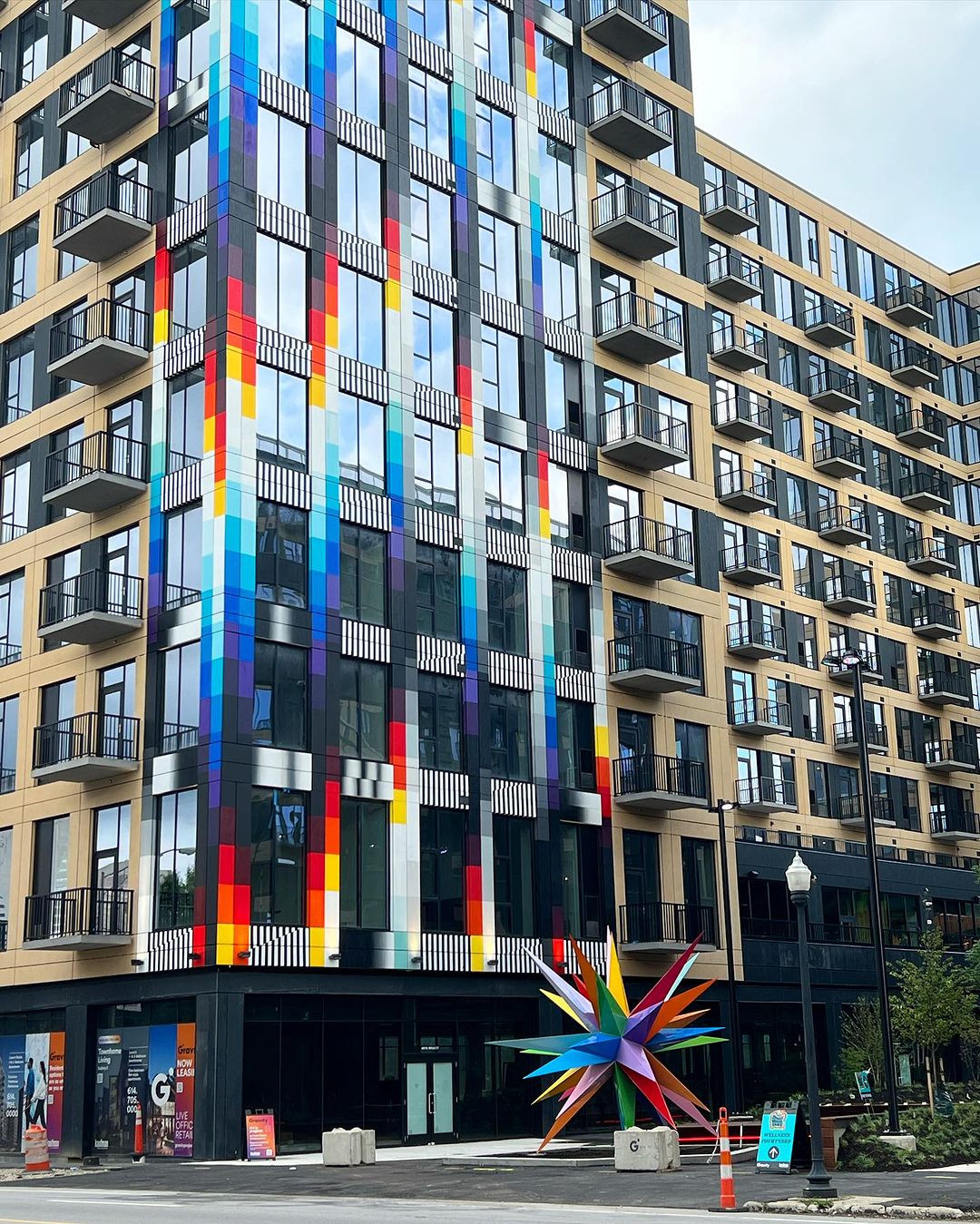 Felipe Pantone + Okudart @ Columbus, Ohio, USA