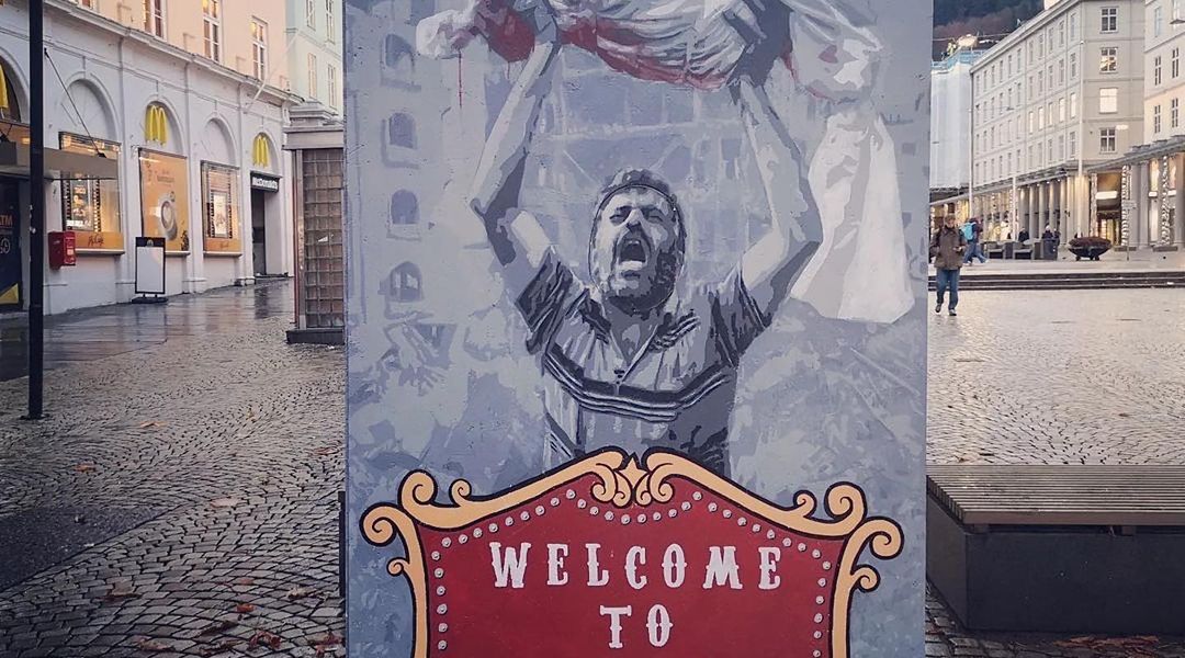 AFK + Mo Street art @ Bergen, Norway