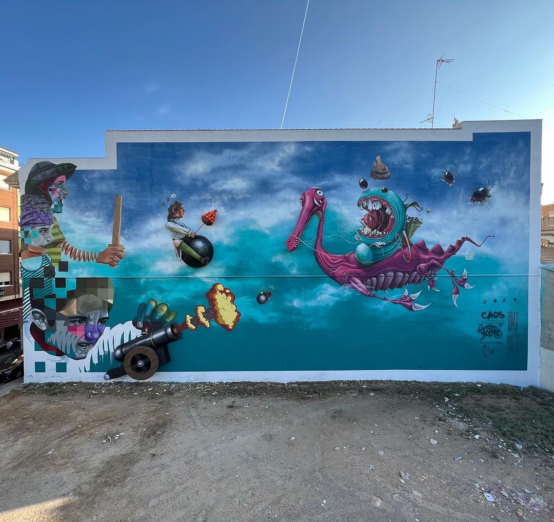 Asier + Gio Artcolor + Mone @ Benaguasil, Spain