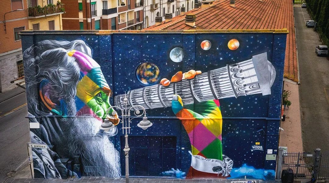 Eduardo Kobra @ Pisa, Italy