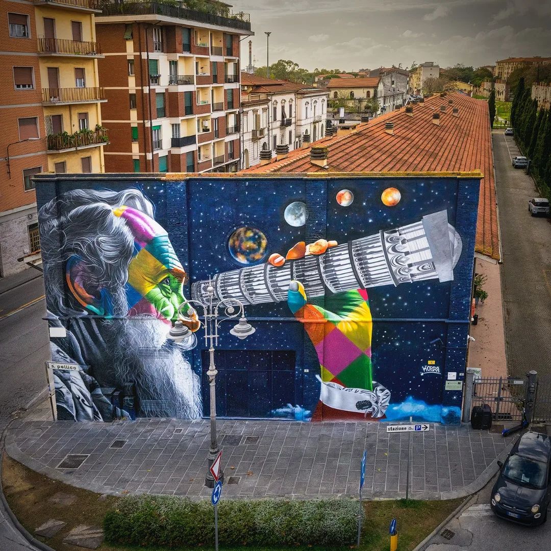 Eduardo Kobra @ Pisa, Italy