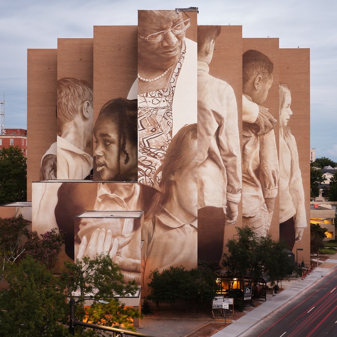 Guido Van Helten @ Greenville, South Carolina, USA
