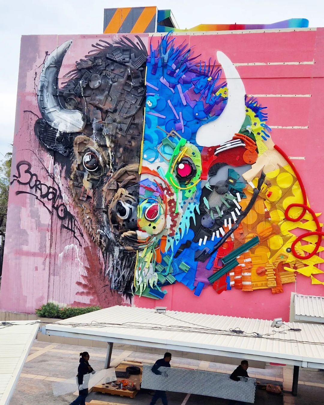 Bordalo II @ Monterrey, Mexico