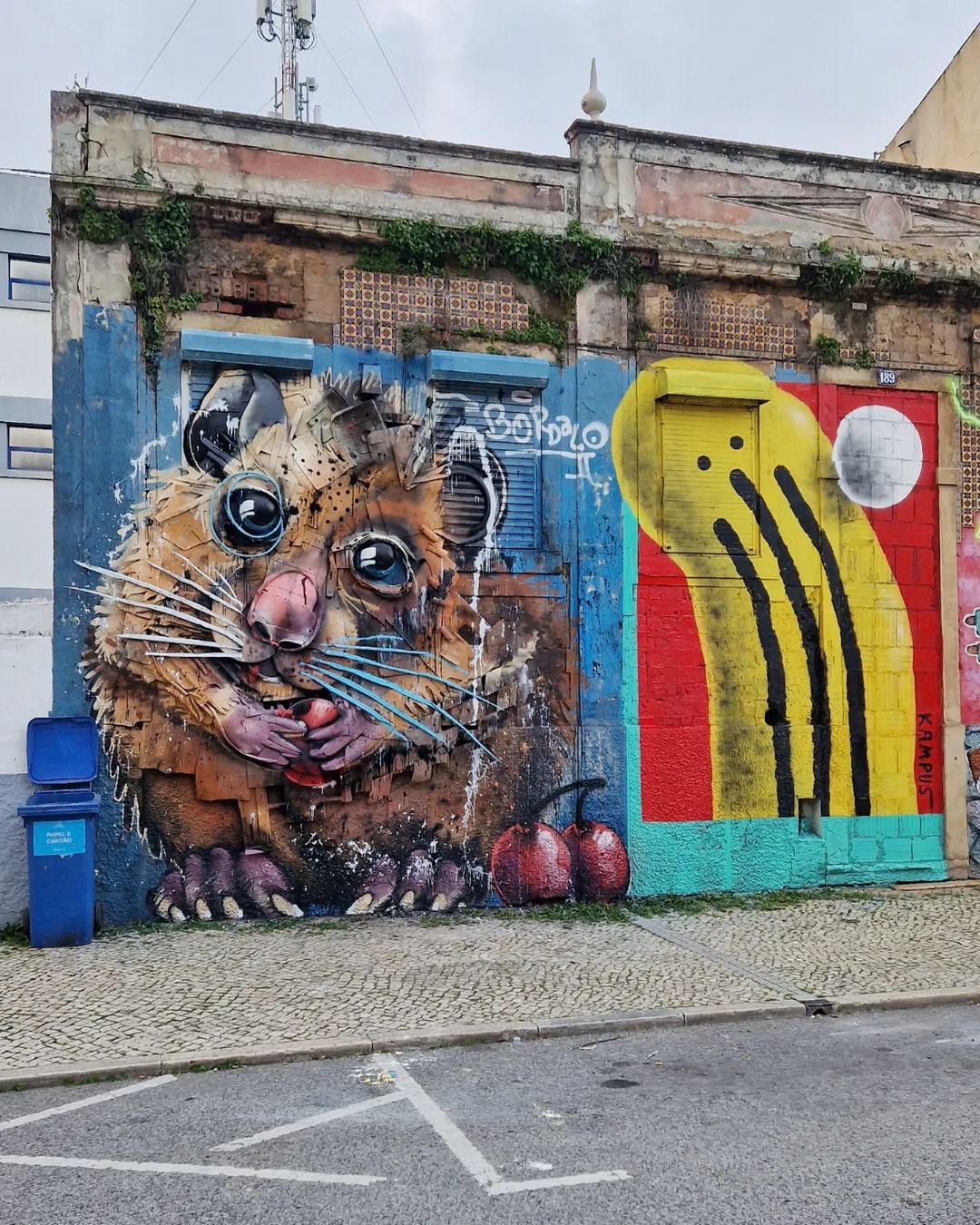 Bordalo II + KAMPUS @ Lisbon, Portugal