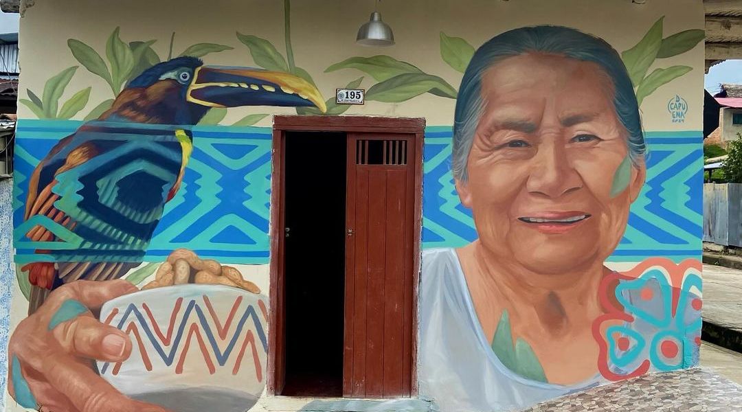 Streetart - Diego Capuena @ San Roque de Cumbaza, Peru