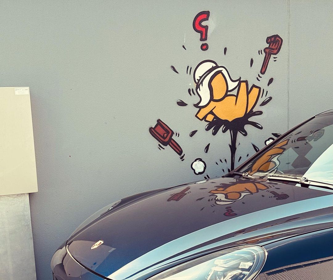 Jace Gouzou + eL Seed @ Dubai, United Arab Emirates