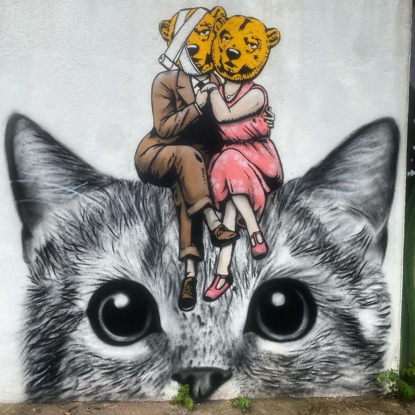 Philaico + AC Stencil @ Sao Paulo, Brazil