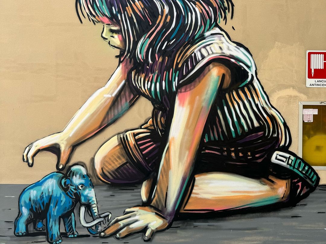 Alice Pasquini @ Pietrafitta, Italy