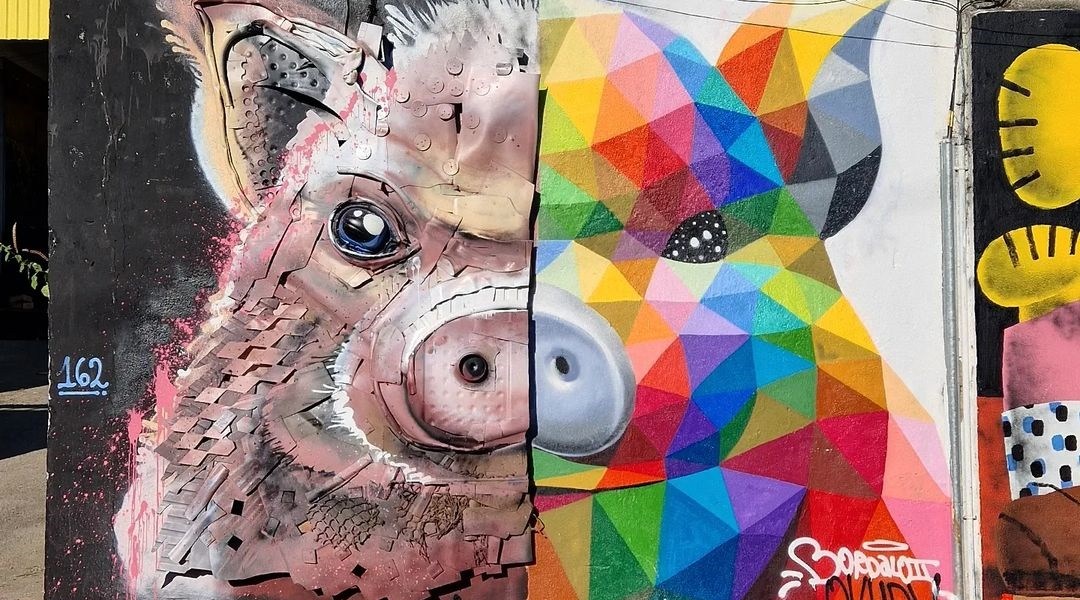Bordalo II + Okudart @ Lisbon, Portugal